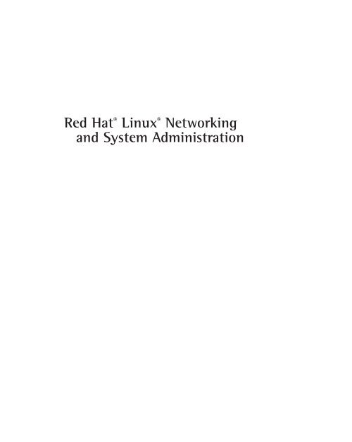 Linux Networking and System Admin