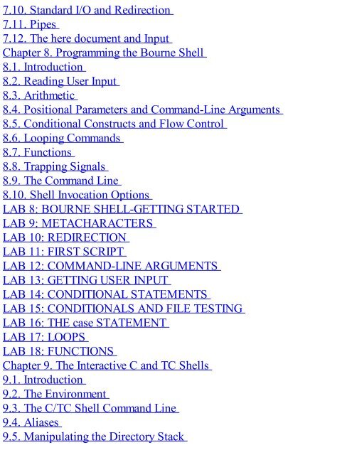 Unix Shells By Example 4th Edition