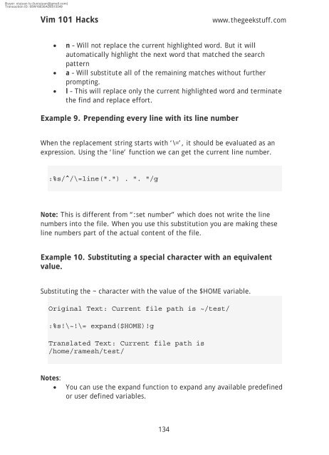 vim 101 hacks