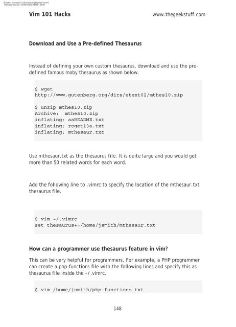 vim 101 hacks