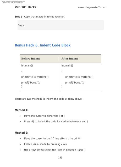 vim 101 hacks