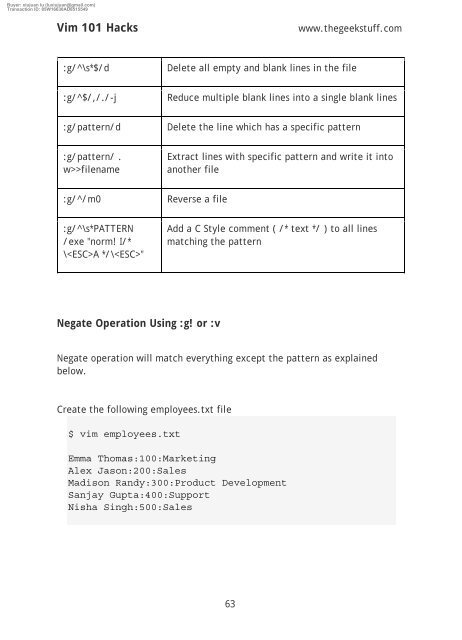 vim 101 hacks