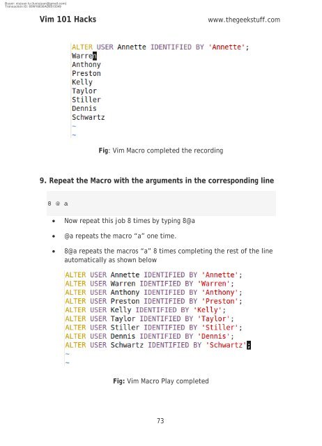 vim 101 hacks