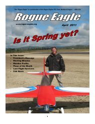 April 2011 - The Rogue Eagles R/C Airplane Club