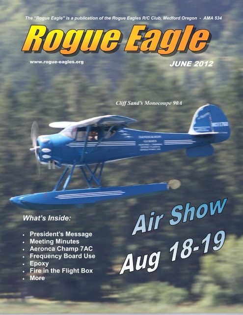 July - The Rogue Eagles R/C Airplane Club