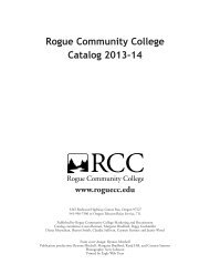 You can go to RCC and change your life. - Rogue Community College