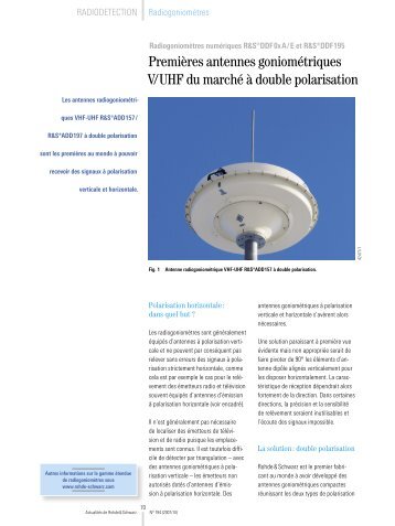 Download article as PDF (0.4 MB) - Rohde & Schwarz France