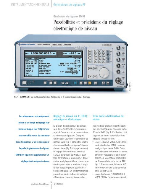 Download article as PDF (0.5 MB) - Rohde & Schwarz France