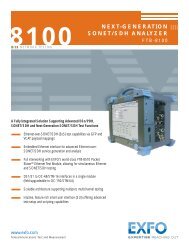 Next-Generation Sonet/SDH Analyzer FTB-8100 - Rohde-schwarz ...