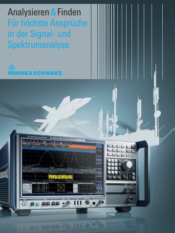 und Spektrumanalyse. - Rohde & Schwarz