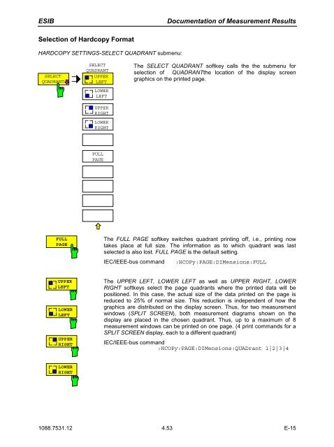 Operating Manual EMI TEST RECEIVER ESIB7 - Rohde & Schwarz