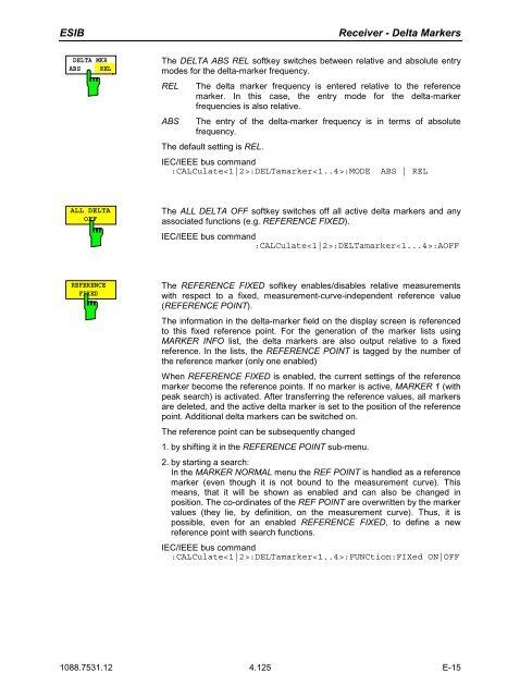 Operating Manual EMI TEST RECEIVER ESIB7 - Rohde & Schwarz