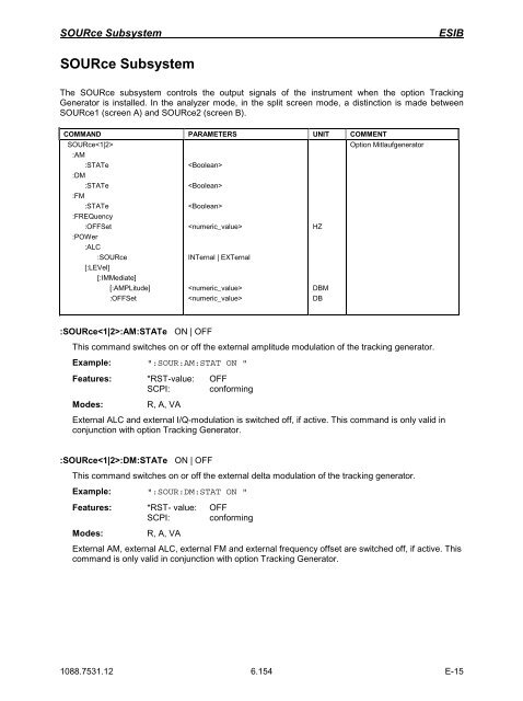 Operating Manual EMI TEST RECEIVER ESIB7 - Rohde & Schwarz