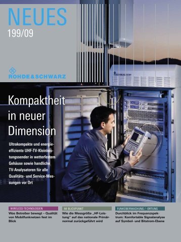 Kompaktheit in neuer Dimension - Rohde & Schwarz