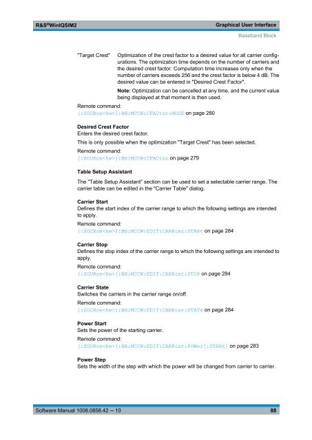 R&S WinIQSIM2 Software Manual - Rohde & Schwarz