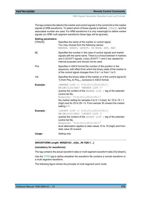 R&S WinIQSIM2 Software Manual - Rohde & Schwarz