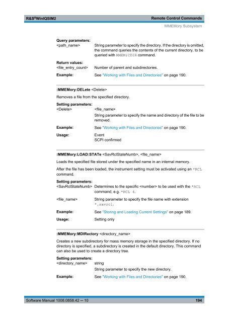 R&S WinIQSIM2 Software Manual - Rohde & Schwarz