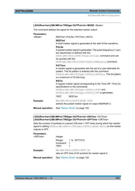 R&S WinIQSIM2 Software Manual - Rohde & Schwarz