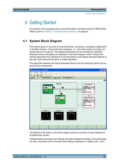 R&S WinIQSIM2 Software Manual - Rohde & Schwarz