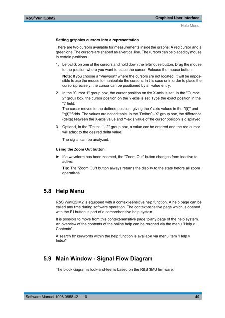 R&S WinIQSIM2 Software Manual - Rohde & Schwarz