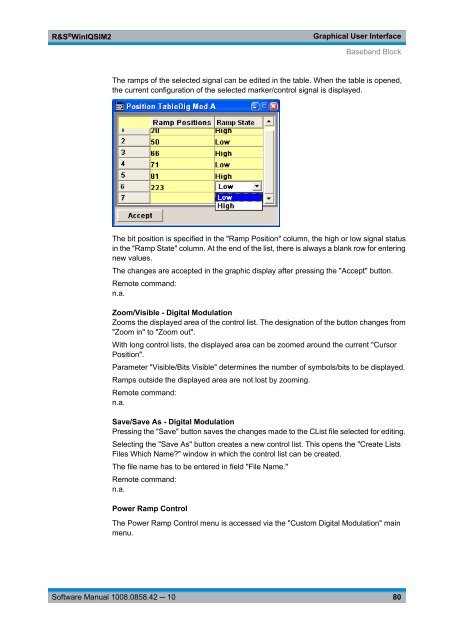 R&S WinIQSIM2 Software Manual - Rohde & Schwarz