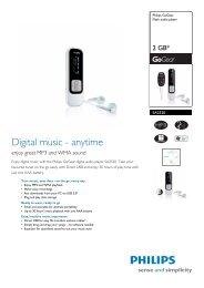 SA2520/02 Philips Flash audio player - RoLAN