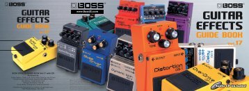 BOSS Guitar Effects Guidebook (PDF) - Roland