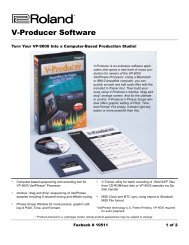 V-Producer Info (PDF) - Roland UK