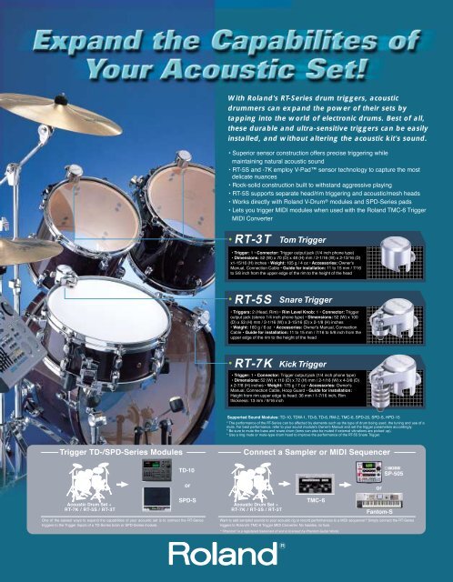 RT-Series Brochure - Roland