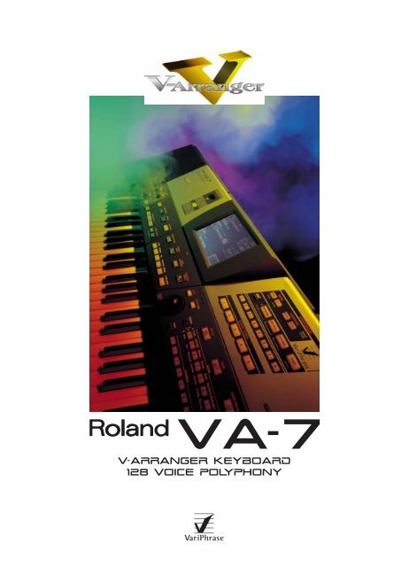 Va 7 V Arranger Keyboard Brochure Pdf