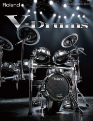 V-Drums Catalogue 2009 Vol.2 - Roland Australia