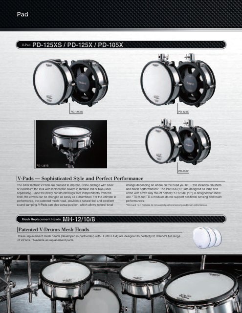 V-Drums Catalogue 2009 Vol.2 - Roland Australia