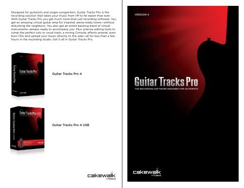 Guitar Tracks Pro 4 Guitar Tracks Pro 4 USB - Roland