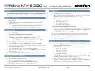 Roland MV-8000 v3.5 TurboStart