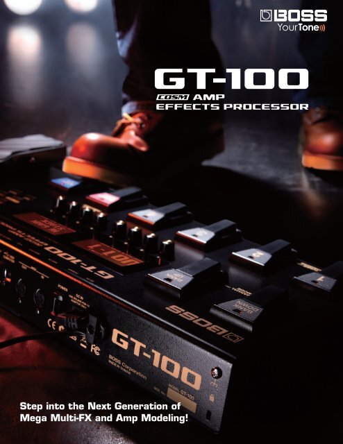 GT-100 Leaflet - Roland