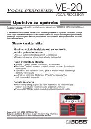 Uputstvo za upotrebu - MusicAP