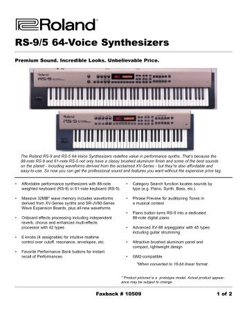RS-5 Brochure (PDF)