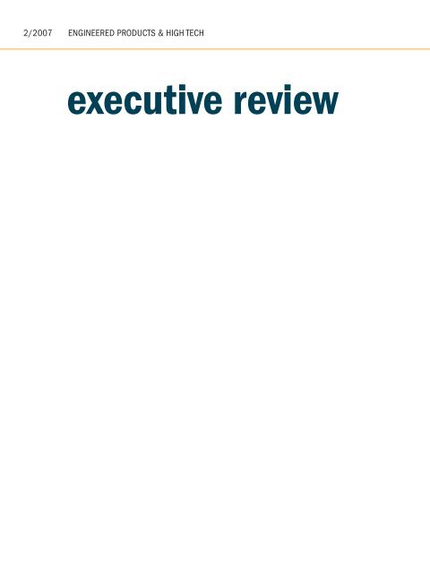 executive review - Roland Berger