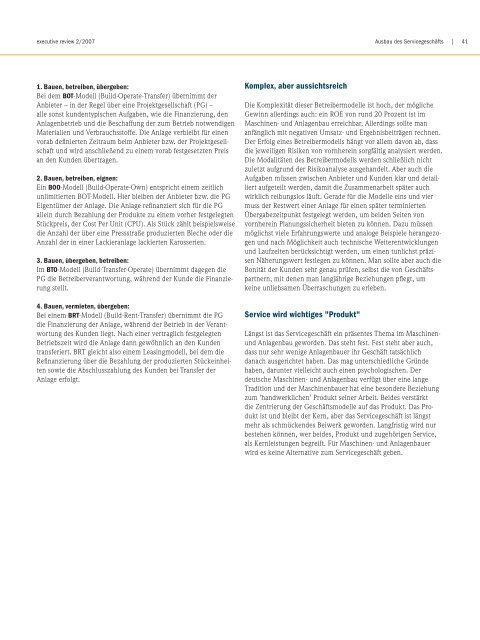 executive review - Roland Berger