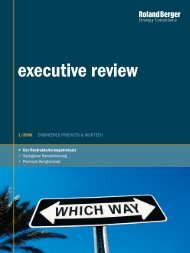 executive review - Roland Berger
