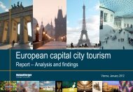European capital city tourism
