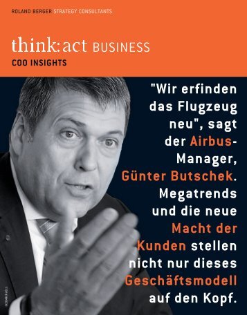 COO Insights zum Thema GeschÃ¤ftsmodelle - Roland Berger