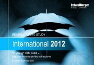 International Restructuring Study 2012 - Roland Berger Strategy ...