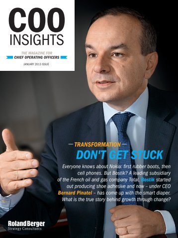 COO Insights "Growth through transformation" - Roland Berger