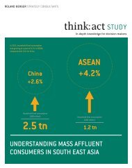 Mass Affluent Consumers in Asia - Roland Berger