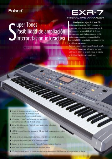 EXR-7 Broch_Sp.qxd - Roland Keyboard Club