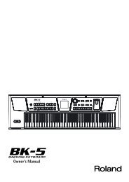 English version - Roland Keyboard Club