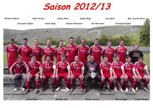 Saison 2012/13 - DJK Dreiborn