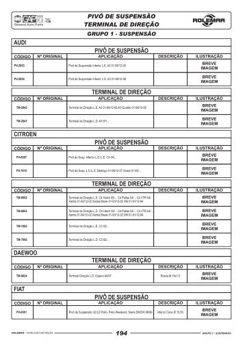 terminal de direÃ§Ã£o - rolemar