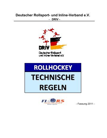 Technische Regeln 2011 - Rollhockey